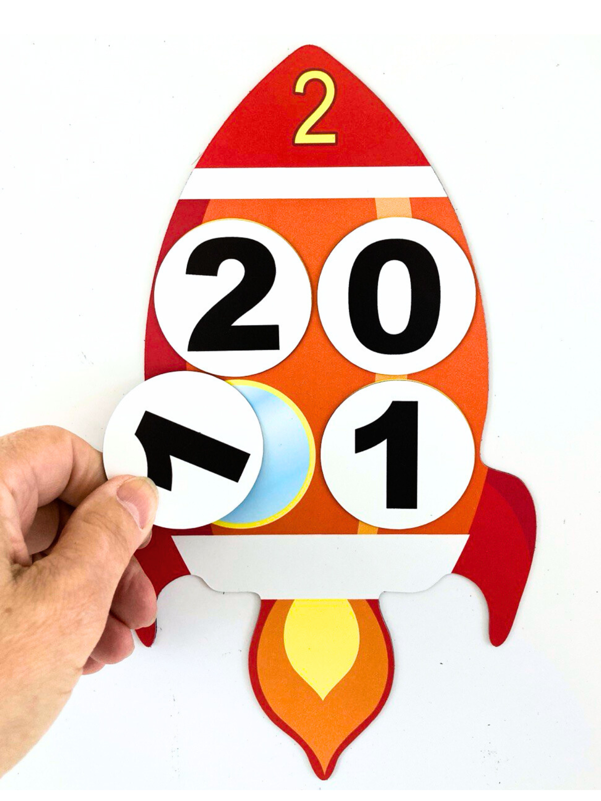 Number Rockets Label Magnetic Set: «Rocket Numbers» – EduMagnets