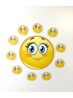 Magnetic Card Set «Reflection Smileys»