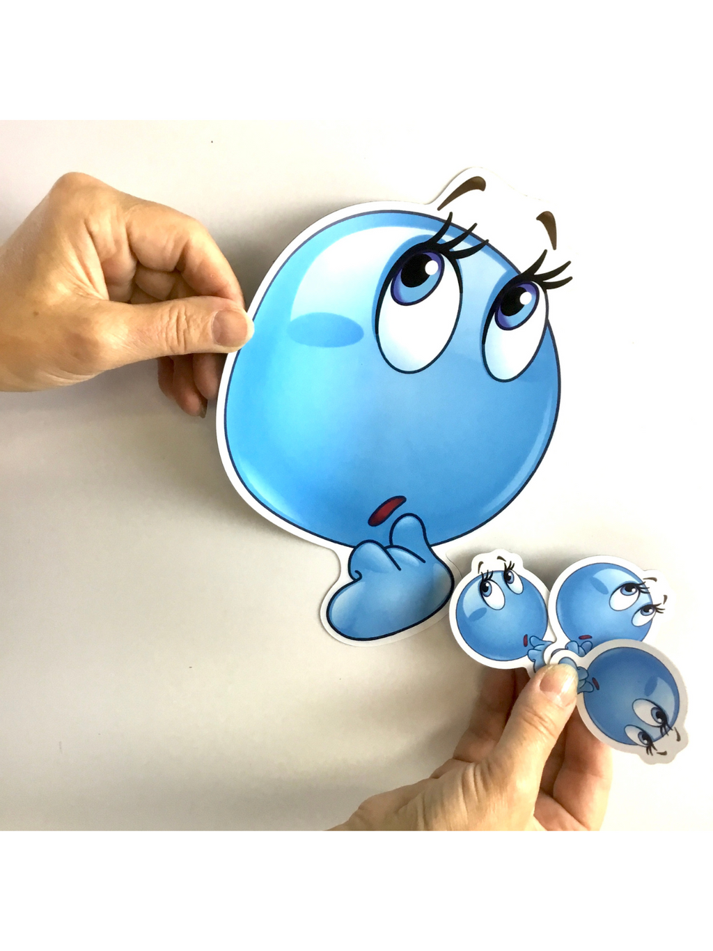 Magnetic Card Set «Big Reflection Smileys»