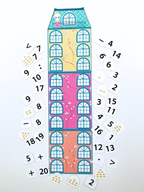 Magnetic Set: «Number Castle»