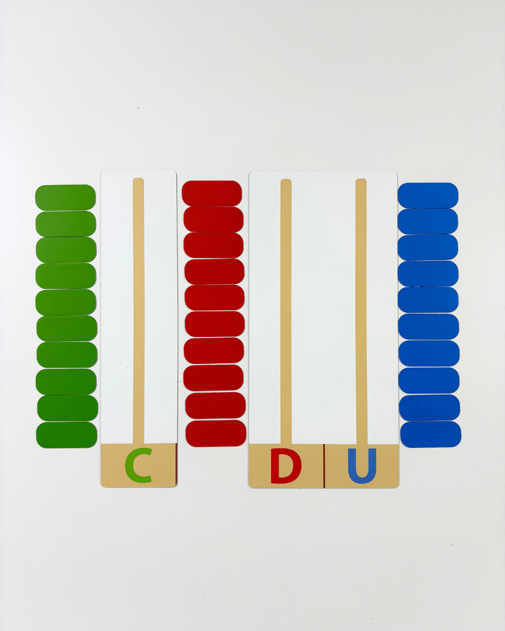 Magnetic Set «Vertical Place Value Abacus»