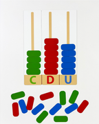 Magnetic Set «Vertical Place Value Abacus»