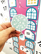 Magnetic Set: «Number Castle»