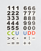 Magnetic Set «Number & Operation Cards for Vertical Place Value Abacus»