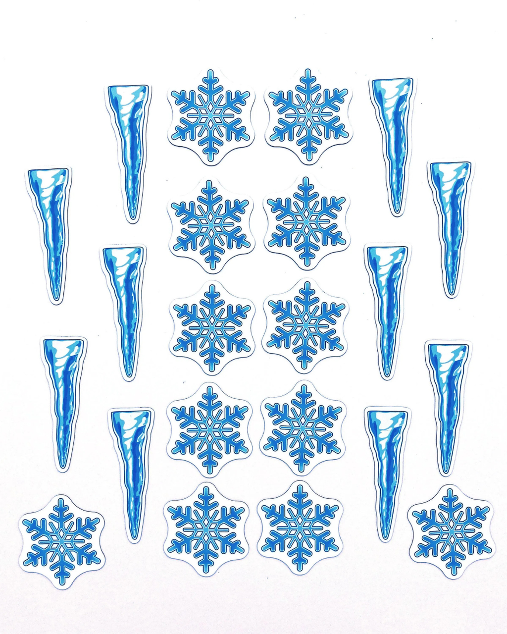 Magnetic Counting Set «Snowflakes & Icicles»