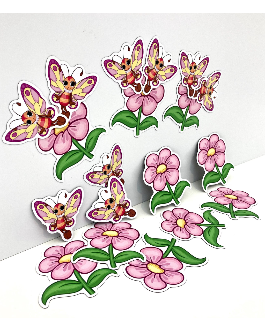 Magnetic Counting Set «Butterflies & Flowers»