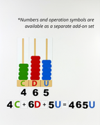 Magnetic Set «Vertical Place Value Abacus»
