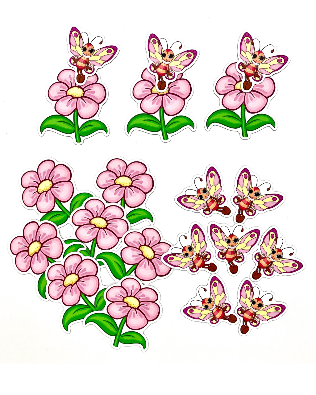 Magnetic Counting Set «Butterflies & Flowers»
