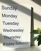 Magnetic Card Set «English Days of the Week»