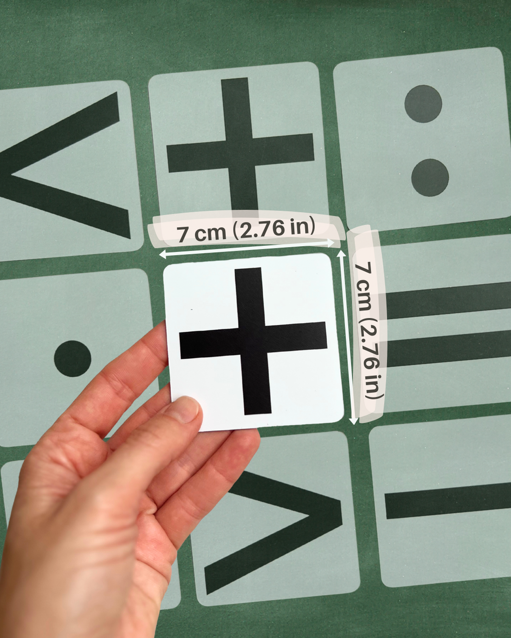 Magnetic Card Set «Math Symbols»