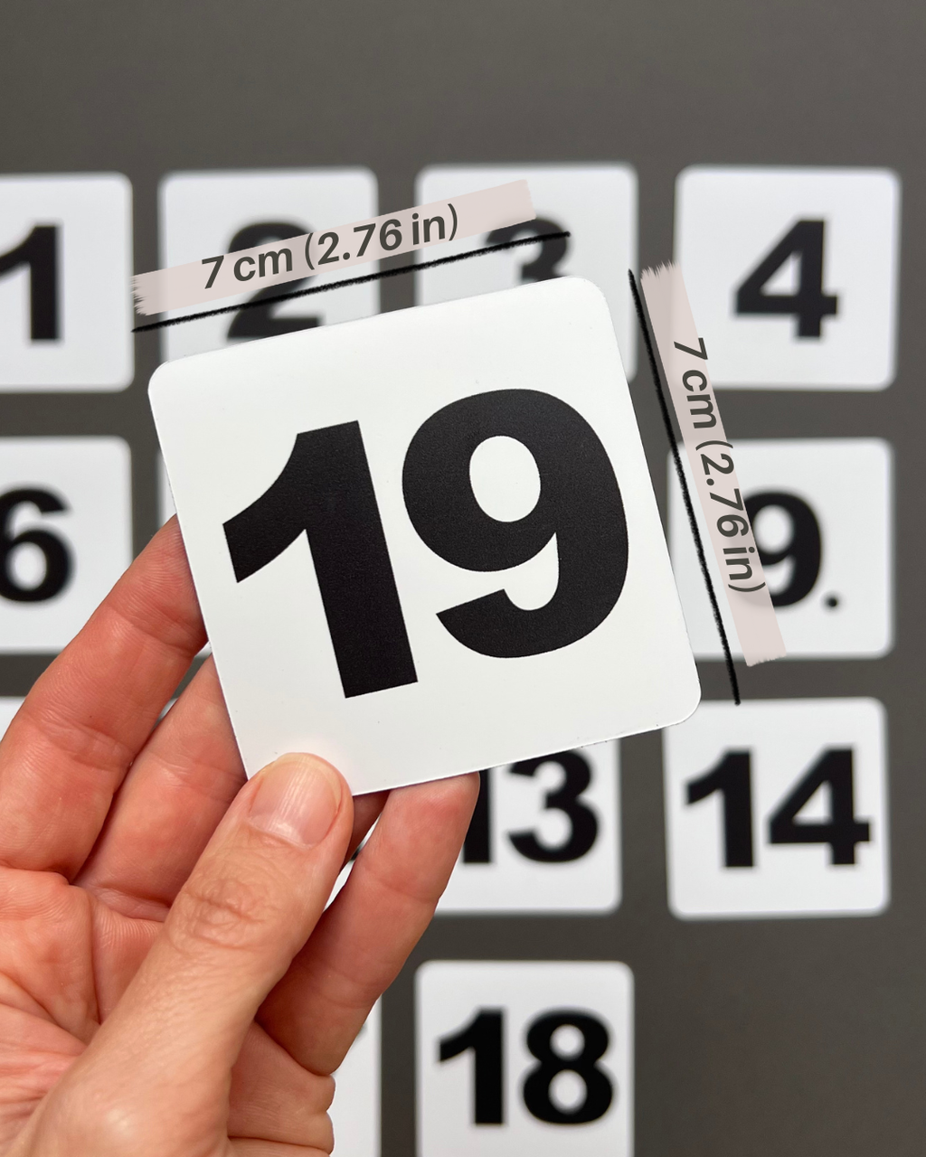 Magnetic Card Set «Numbers 1–20»