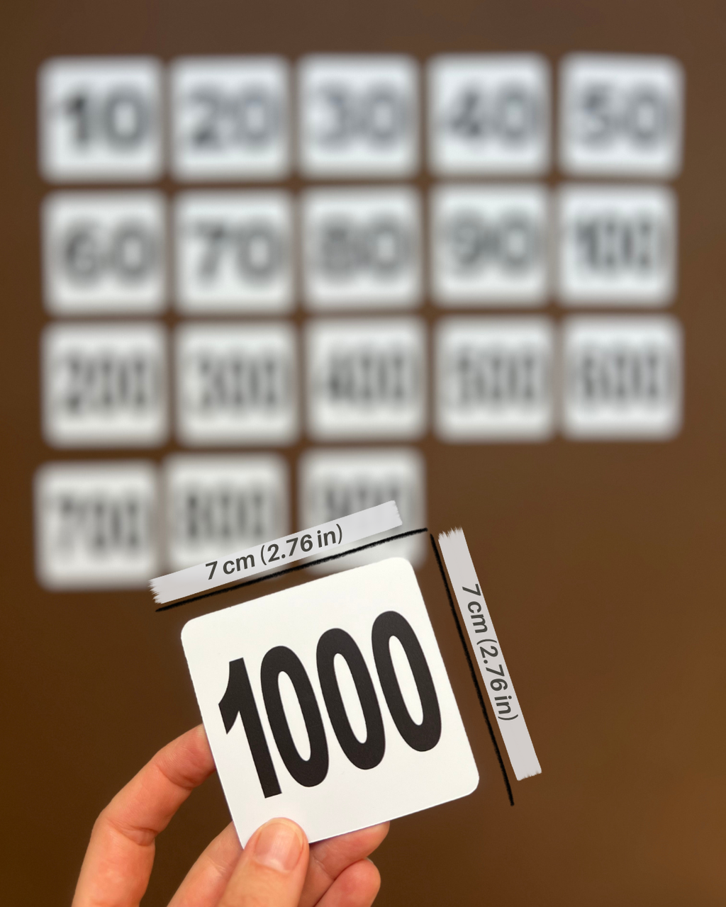 Magnetic Card Set «Round Numbers»