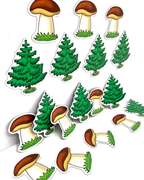 Magnetic Counting Set «Mushroom Forest»