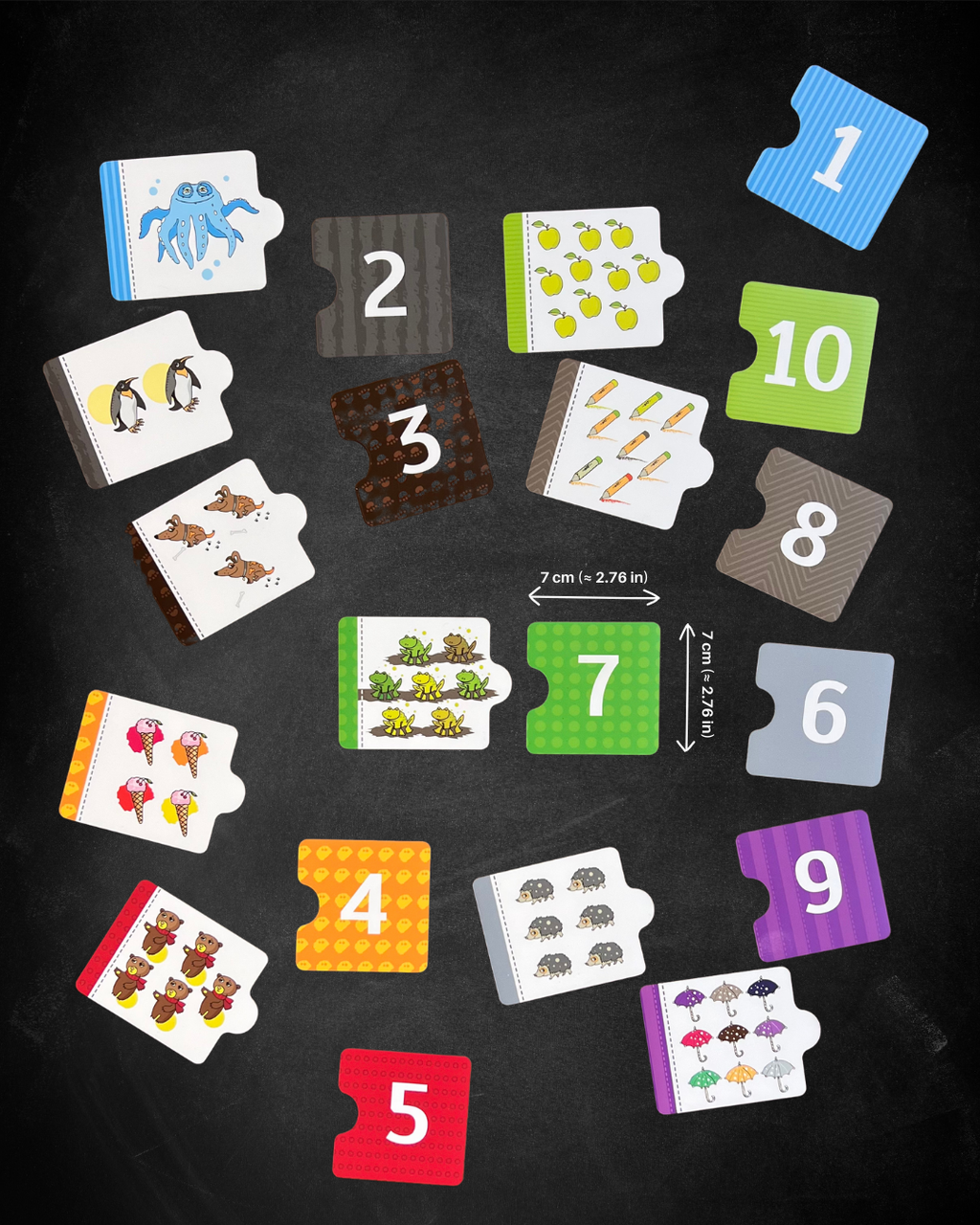 Magnetic Card Set «Count & Match»