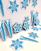 Magnetic Counting Set «Snowflakes & Icicles»