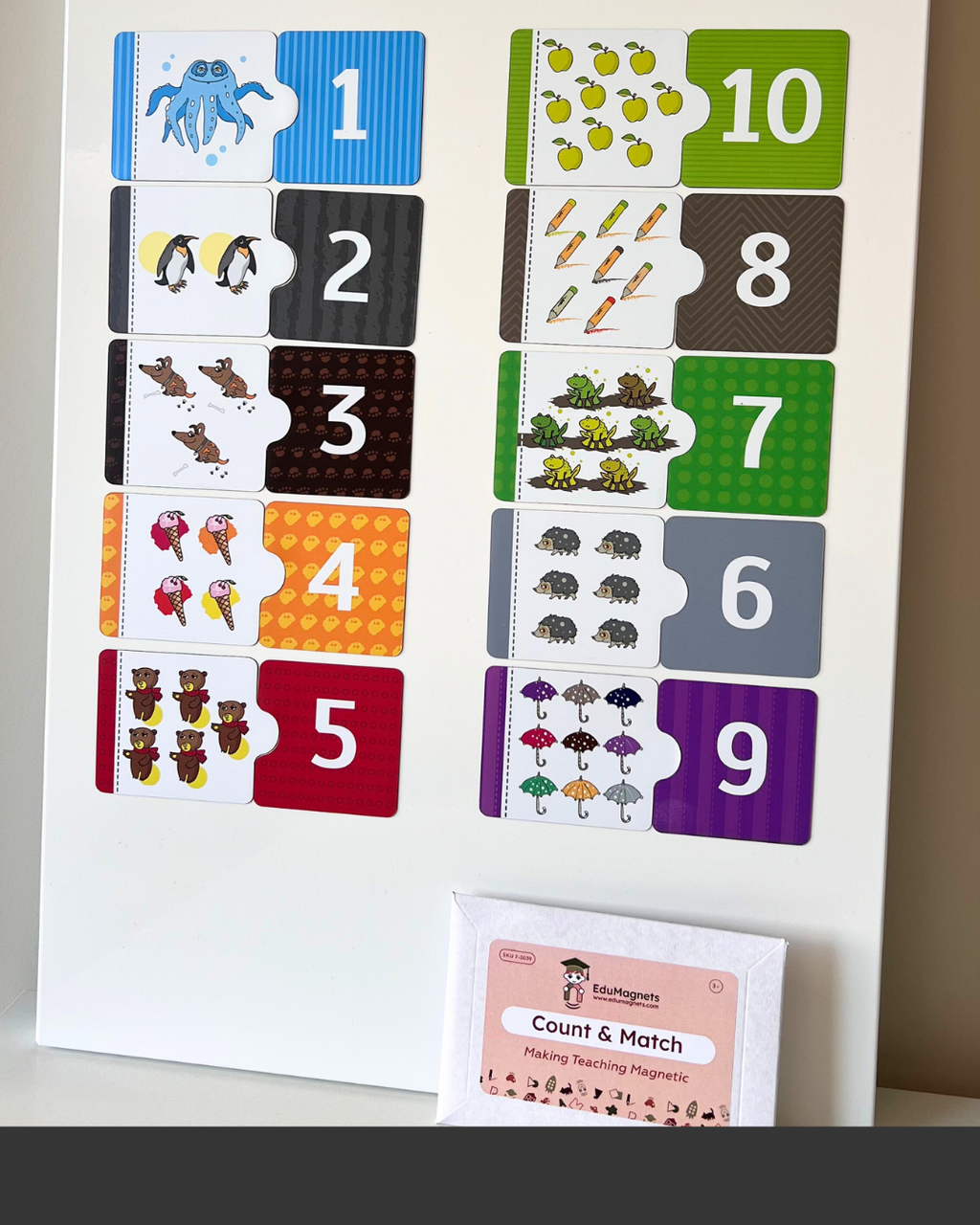 Magnetic Card Set «Count & Match»