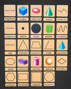 Magnetic cards set «Shapes & Solids»