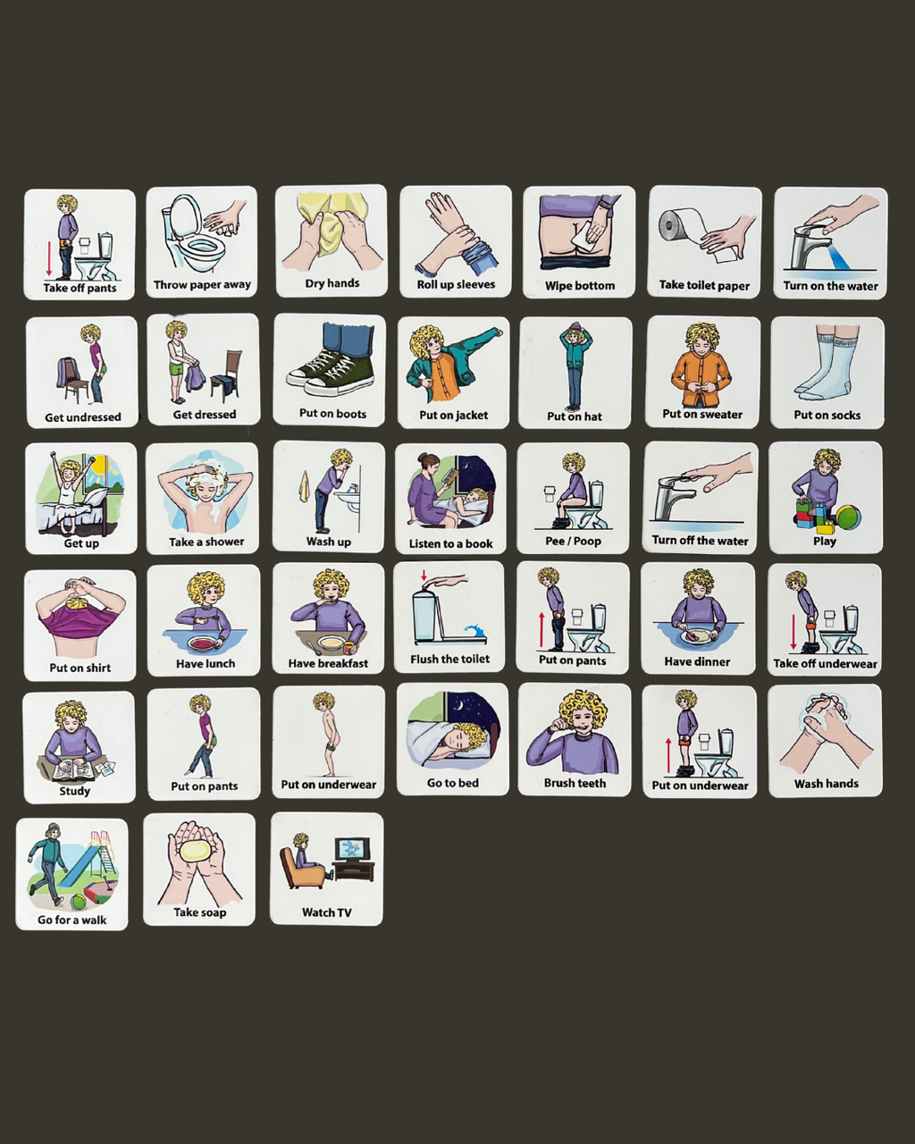 Magnetic Routine Book «Visual Schedule»