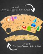 Magnetic cards set «Shapes & Solids»