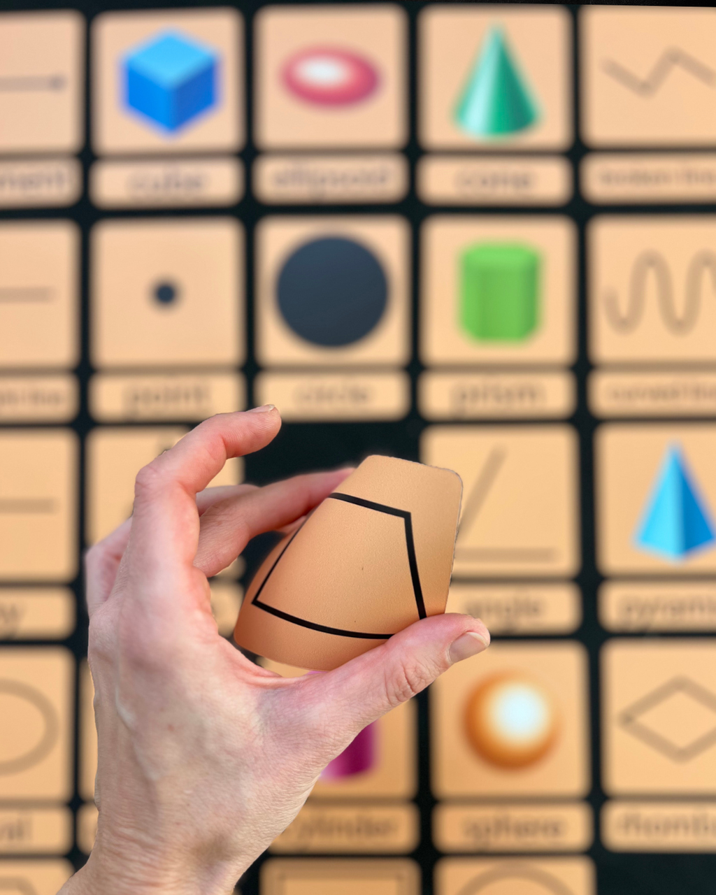 Magnetic cards set «Shapes & Solids»