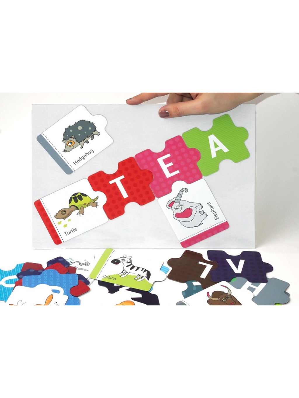 Magnetic Card Set «English Alphabet Puzzle – Extension Set»