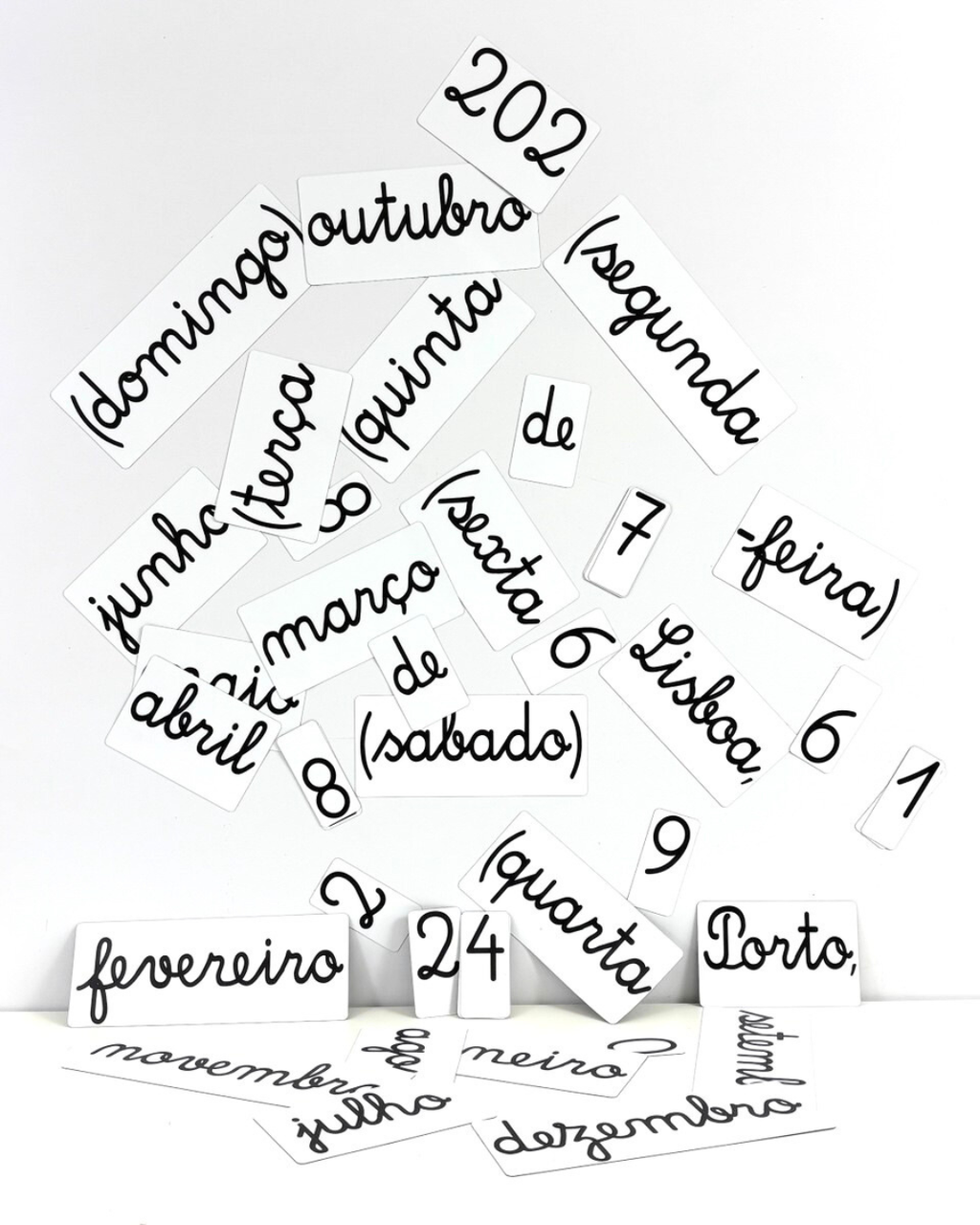Magnetic Classroom Date Set (Português)