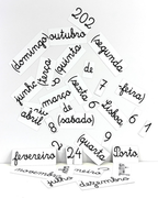 Magnetic Classroom Date Set (Português)