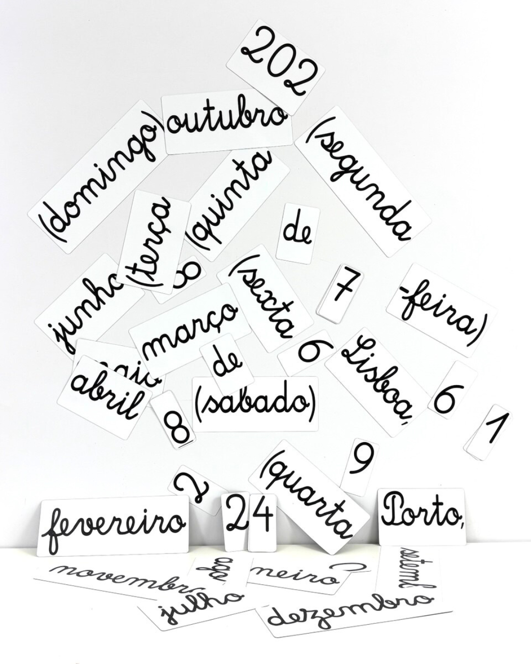 Magnetic Classroom Date Set (Português)