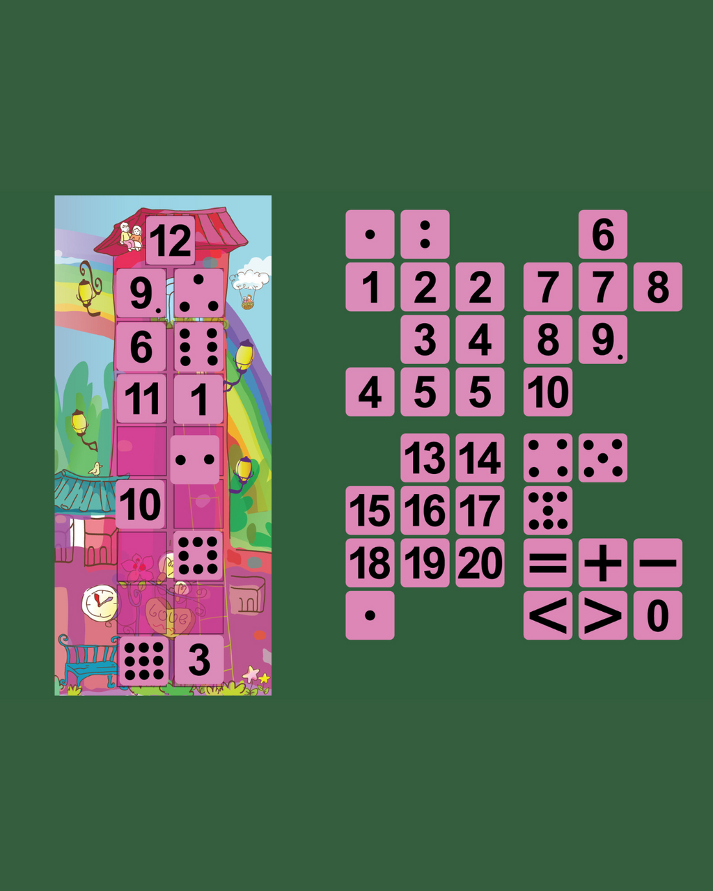 Magnetic Set: «The City of Numbers»
