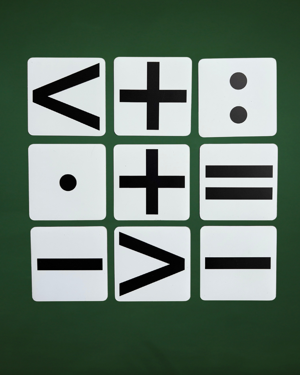 Magnetic Card Set «Math Symbols»