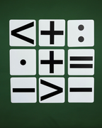 Magnetic Card Set «Math Symbols»