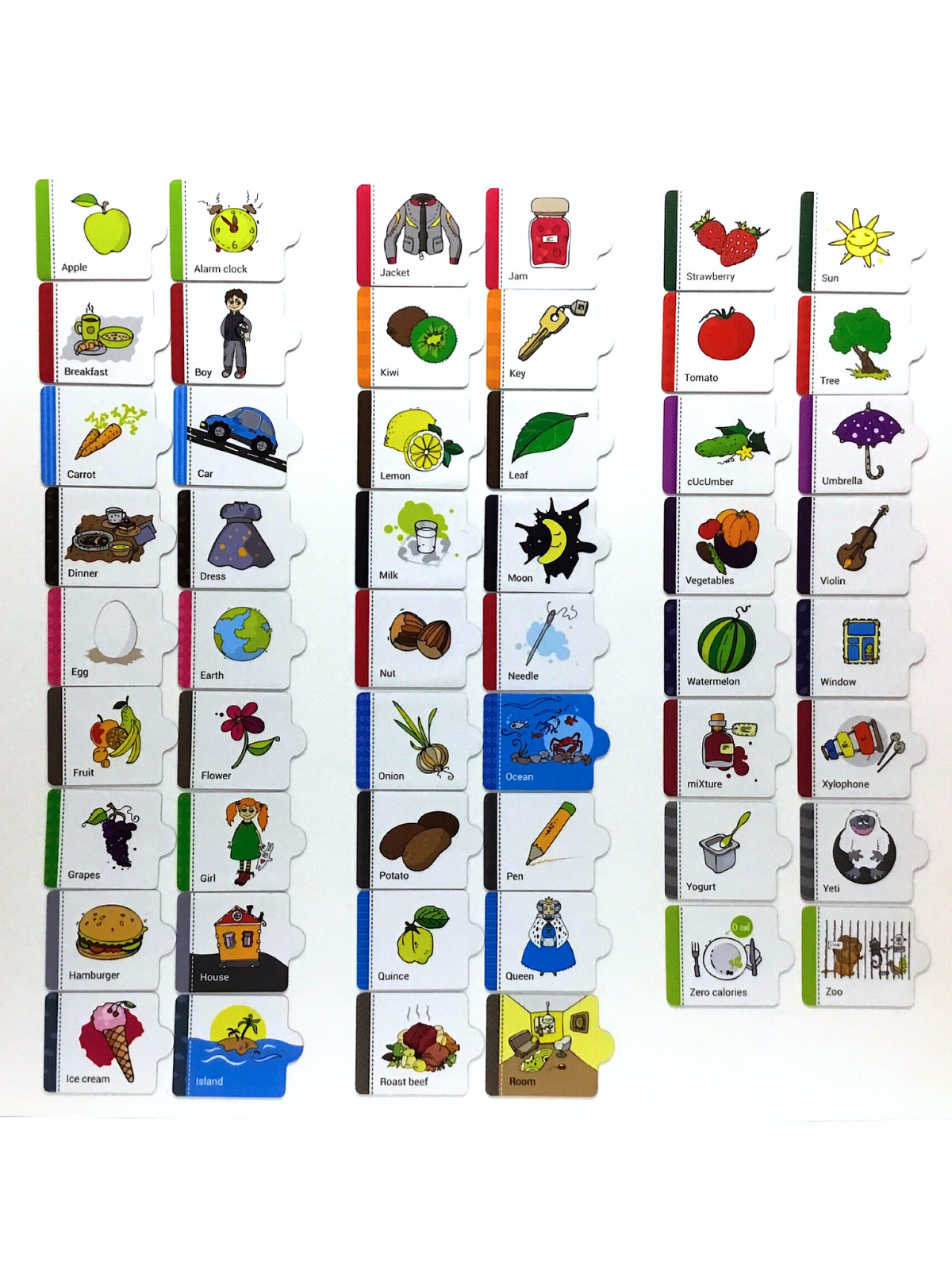 Magnetic Card Set «English Alphabet Puzzle – Extension Set»