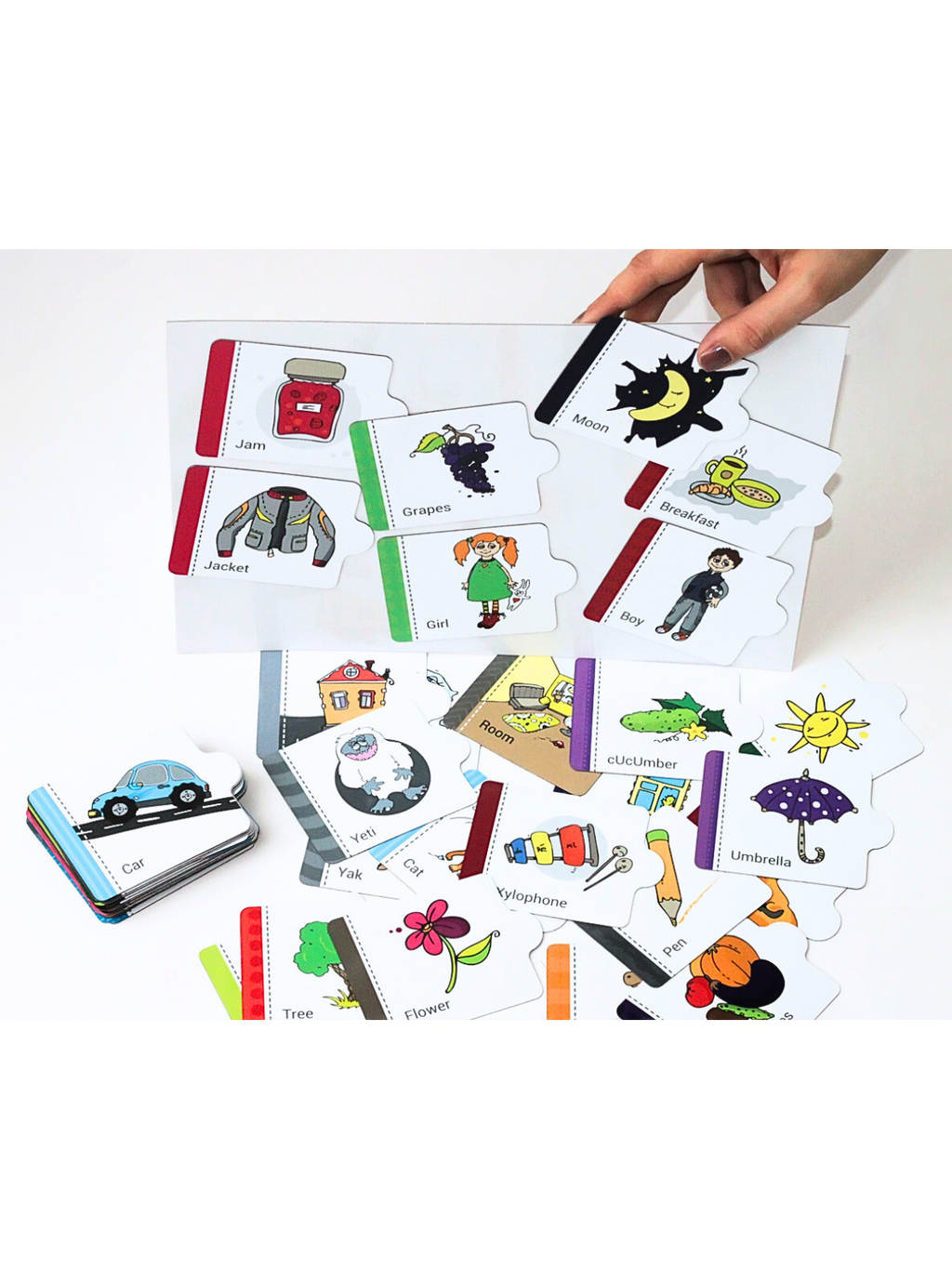 Magnetic Card Set «English Alphabet Puzzle – Extension Set»
