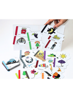 Magnetic Card Set «English Alphabet Puzzle – Extension Set»