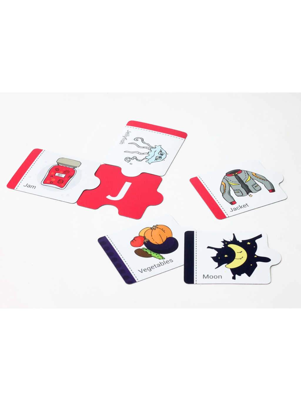 Magnetic Card Set «English Alphabet Puzzle – Extension Set»