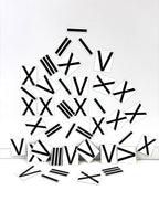 Magnetic card set «Roman numerals»