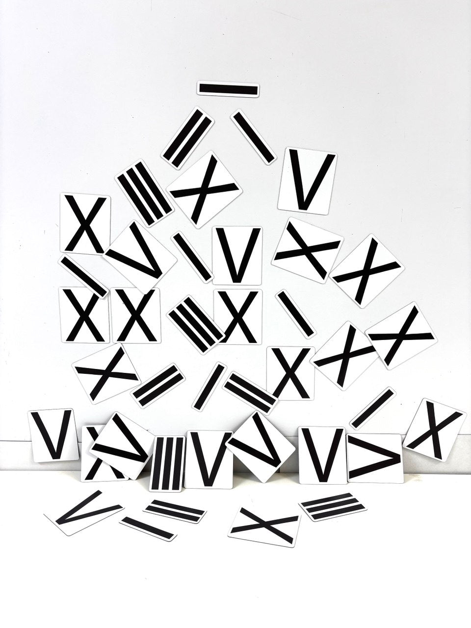 Magnetic card set «Roman numerals»