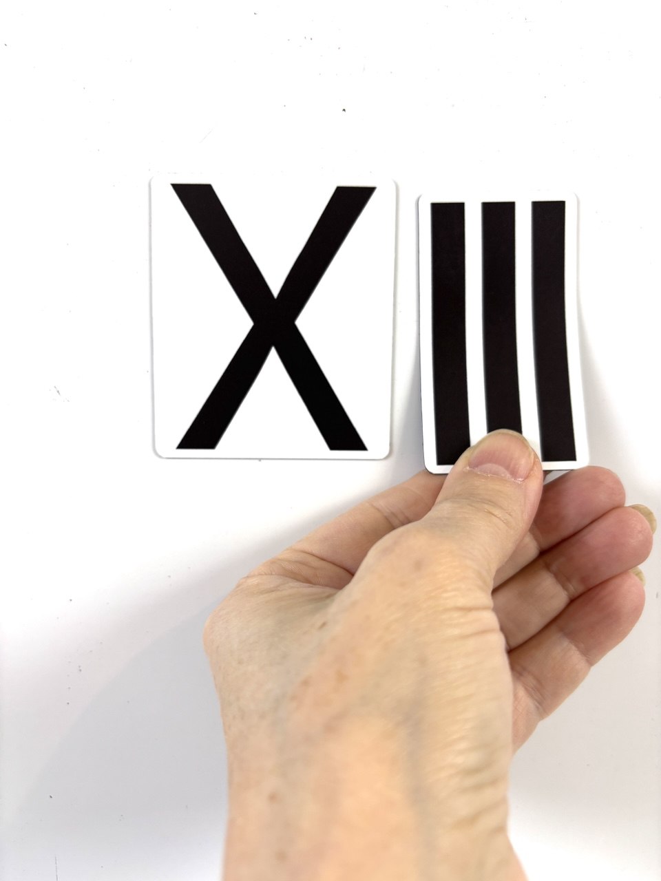 Magnetic card set «Roman numerals»