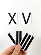 Magnetic card set «Roman numerals»